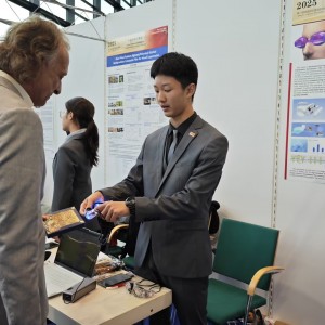 Kong Ziyi at the Exhibition