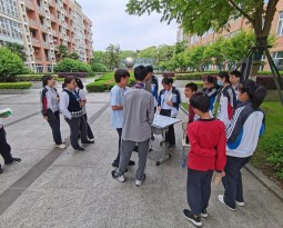 华东师大二附中天文社组织太阳黑子观测活动
