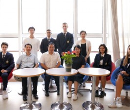 Luncheon for teachers and students from Rome Convitto Nazionale Vittorio Emanuele II