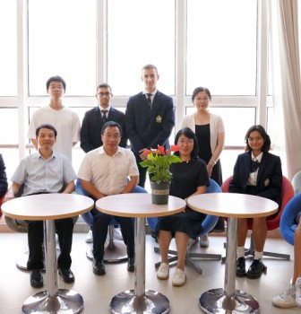 Luncheon for teachers and students from Rome Convitto Nazionale Vittorio Emanuele II